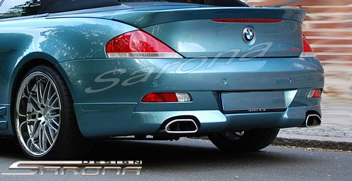 Custom BMW 6 Series Rear Add-on  Coupe & Convertible Rear Add-on Lip (2004 - 2010) - $490.00 (Part #BM-003-RA)